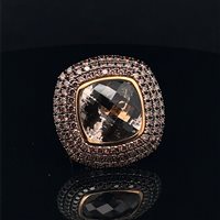 Anello Cianfrone Gioielli Uomo in Oro Prasiolite ANOR-152-198 - ANOR-152-198